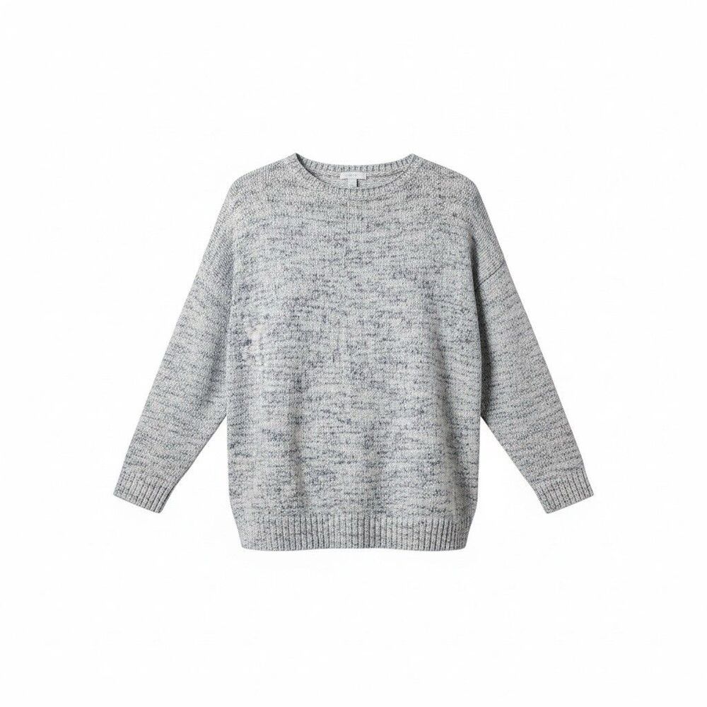 J. Jill Pure Jill XL Rollneck Pastel Marled Long Sleeve Knit Sweater in Iris